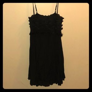 Black mini dress